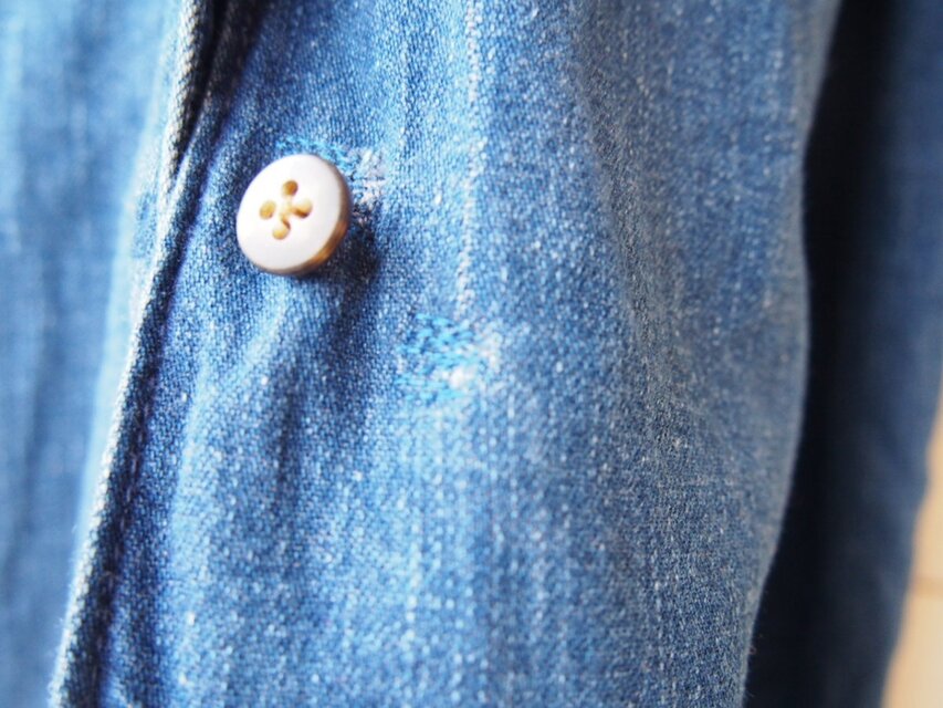 ネルシャツリメイク デニムワンピース | iichi 日々の暮らしを心地よく