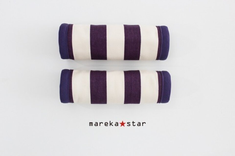 【売約済R様】№364 ベビーカーアーチ型ハンドルカバー パープ