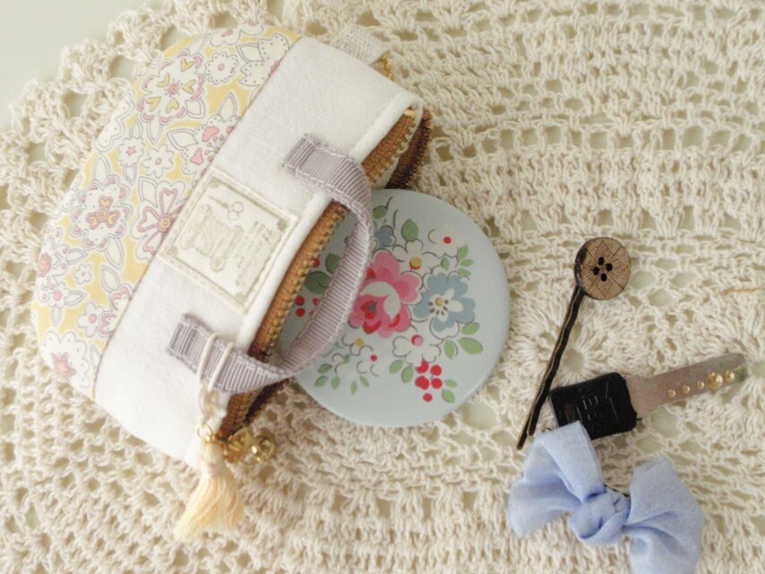 リバティ＊バッグ型ミニミニポーチA