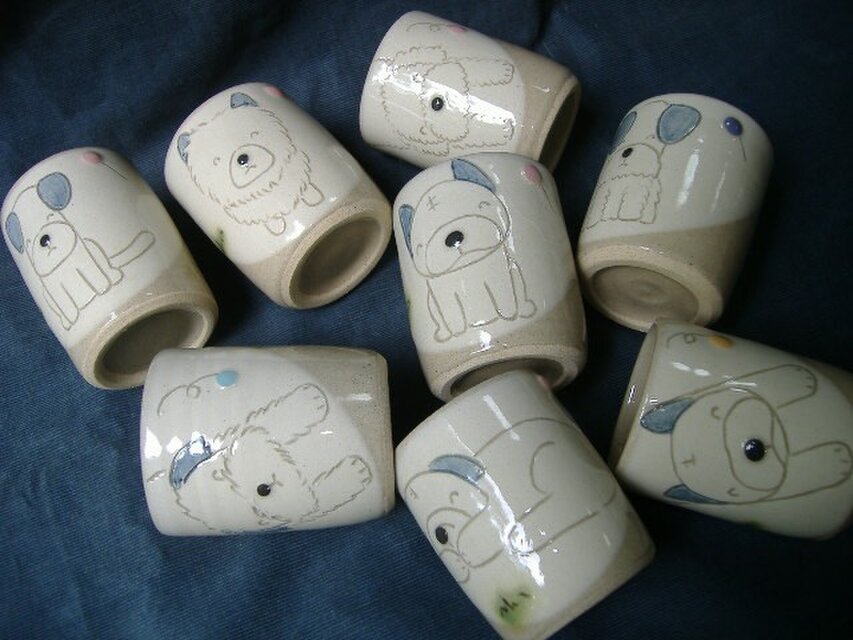 【SALE】niku・Qわんこカップ８個セット