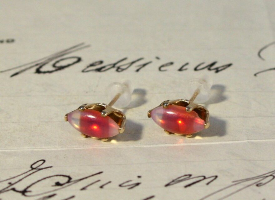 【14kgf】ヴィンテージ ビジューピアス　