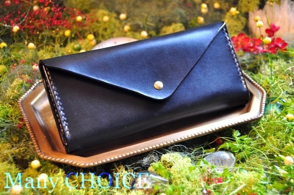 革の宝石・ルガトー・長財布2（黒）