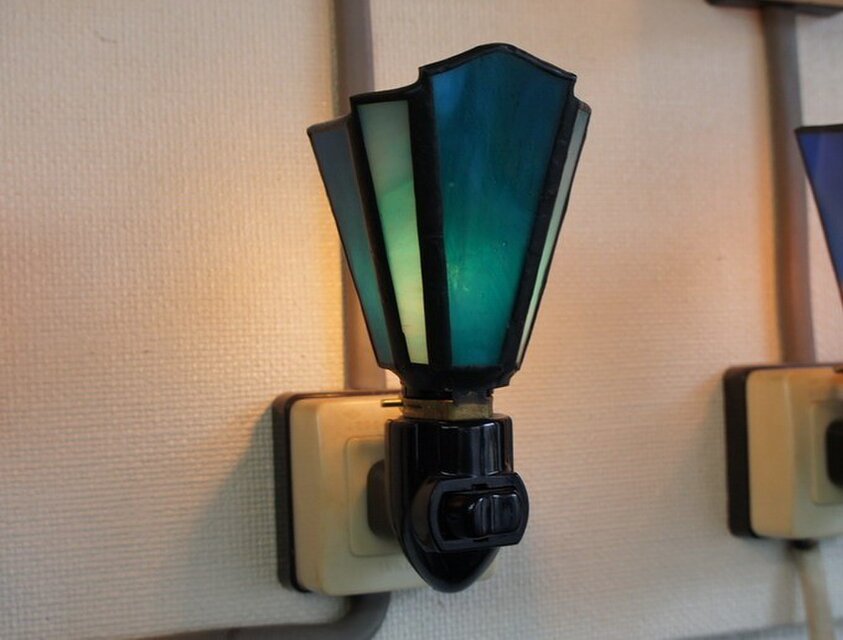 青のお休みランプ