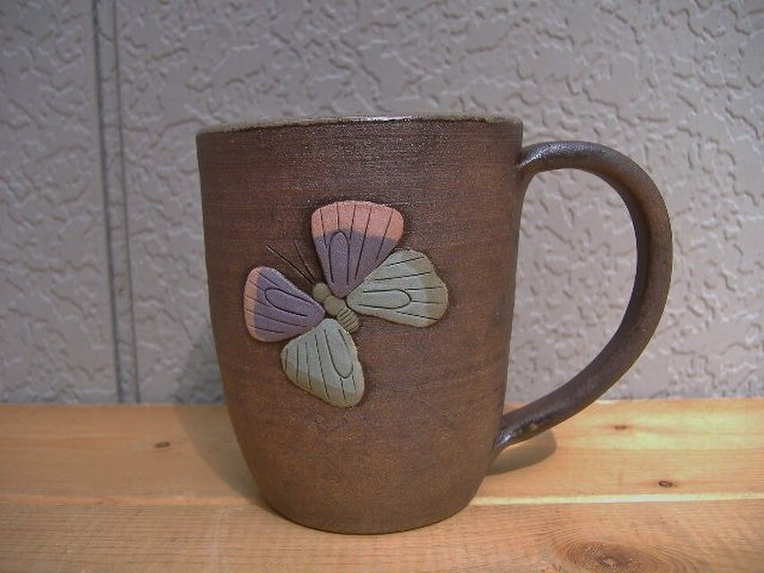 レリーフマグ・蝶