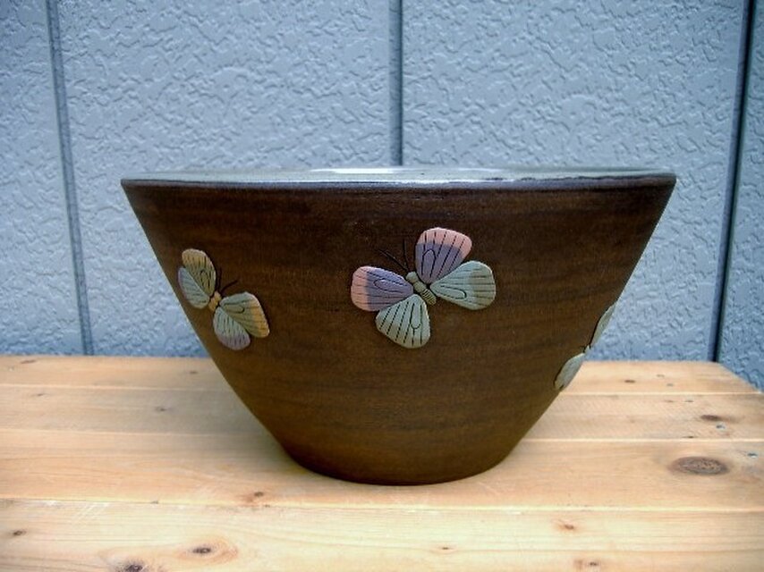 レリーフワインクーラー・蝶