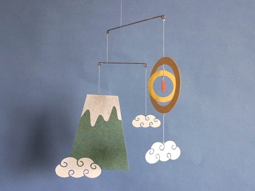 miniモビール「富士山」その１