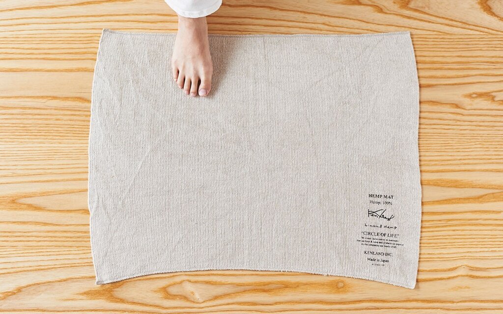 【再入荷】ヘンプ　ナチュラルバスマット