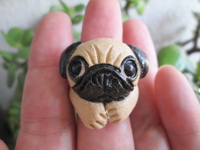 動物リング（パグ・フォーン）