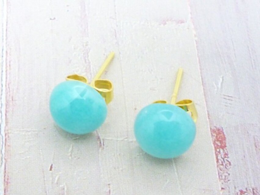 アマゾナイト*シンプルピアス