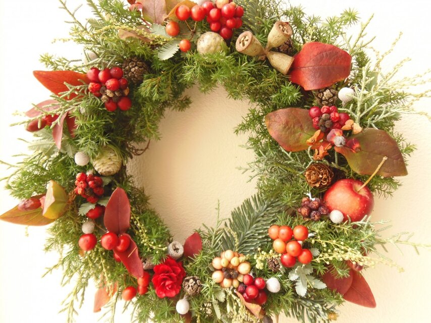 Christmas Red Wreath