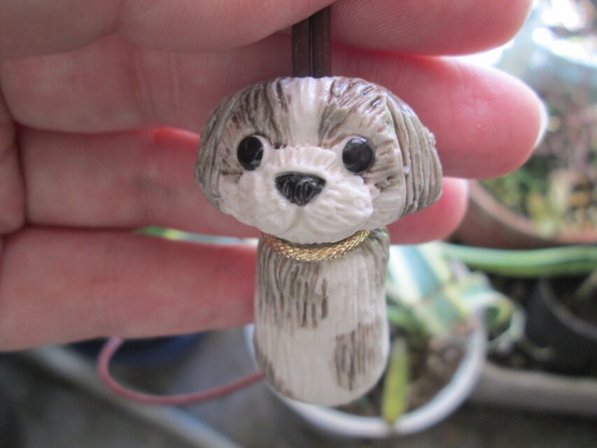 着せ替え動物ペンダント（シーズー）