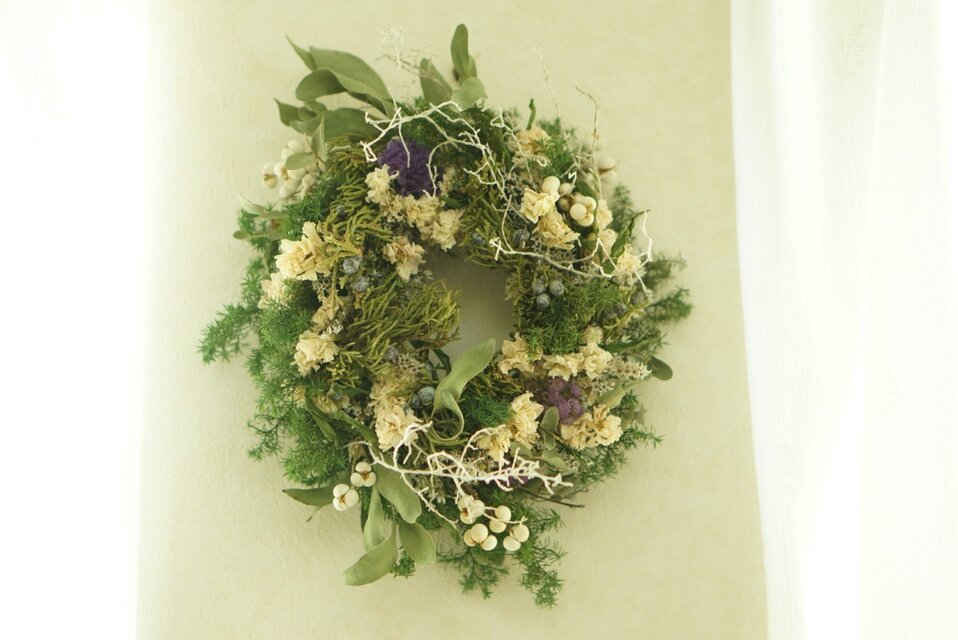 natural　wreath