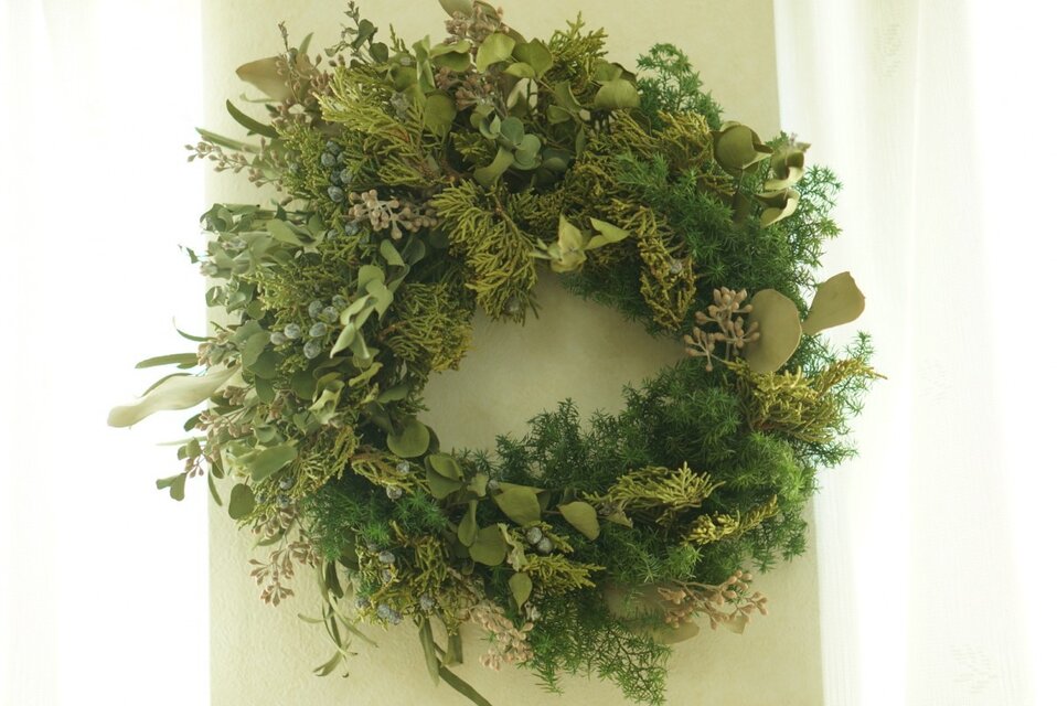 green　wreath(large）