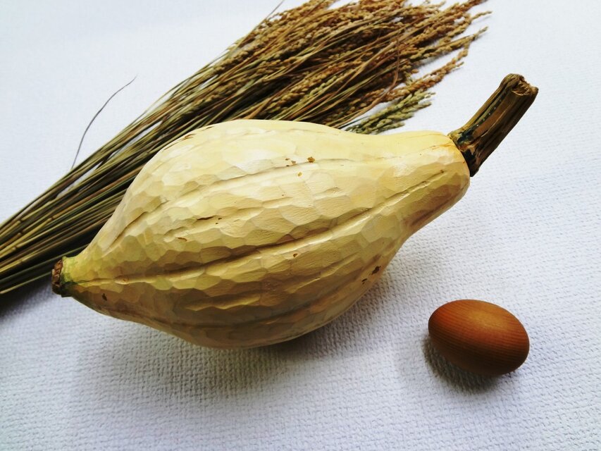 フレンドリーな「バナナ南瓜」