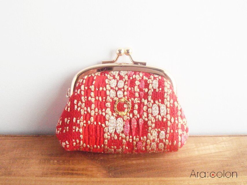 【くし型プチ】"MALHIA KENT"REがまぐちプチポーチ/コインケース