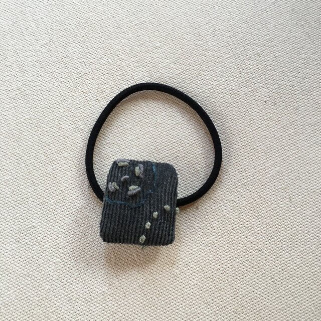 ヘアゴム[収穫] 灰色D