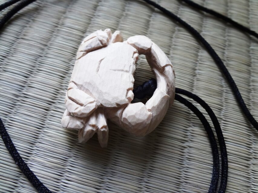 カニのアートペンダント(D)