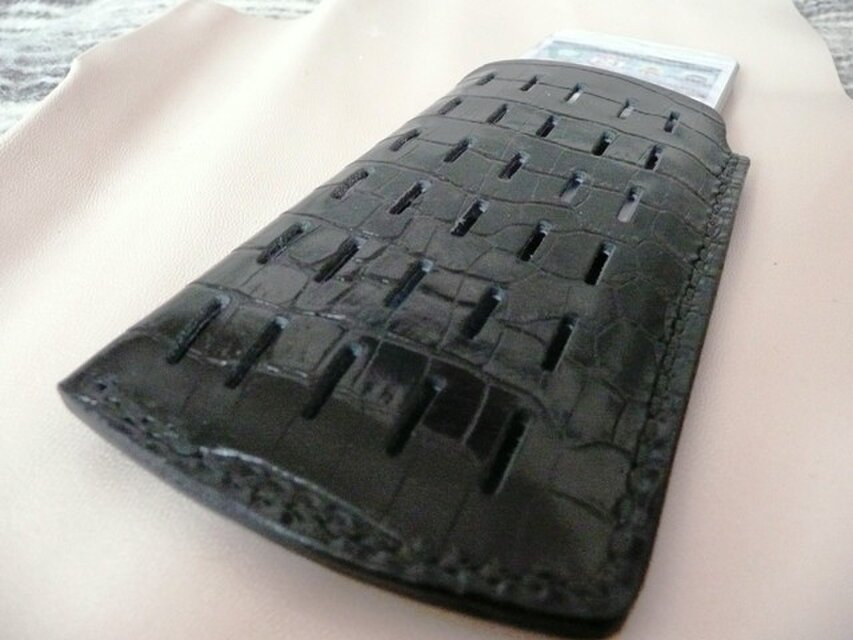 i Phone 5専用ケース　牛本革手縫い