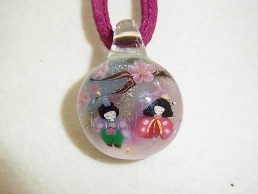 お雛様のペンダントトップ（梅）