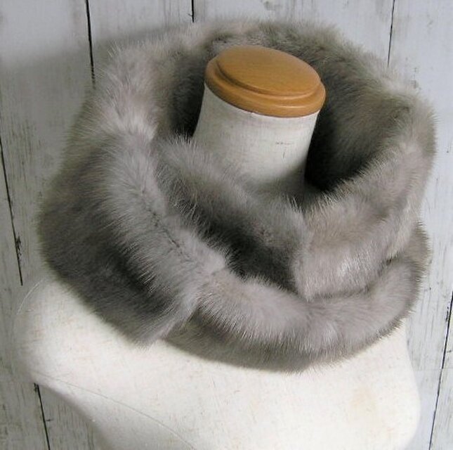 ¶ new antique fur ¶ サファイアミンクファーnejiriスヌード「sophia」