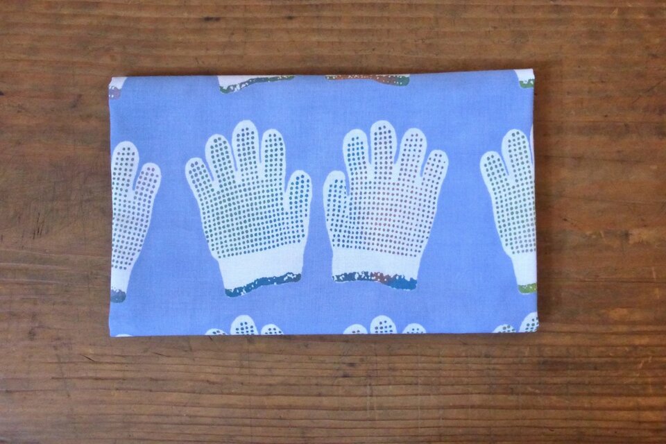 手ぬぐい[軍手]青