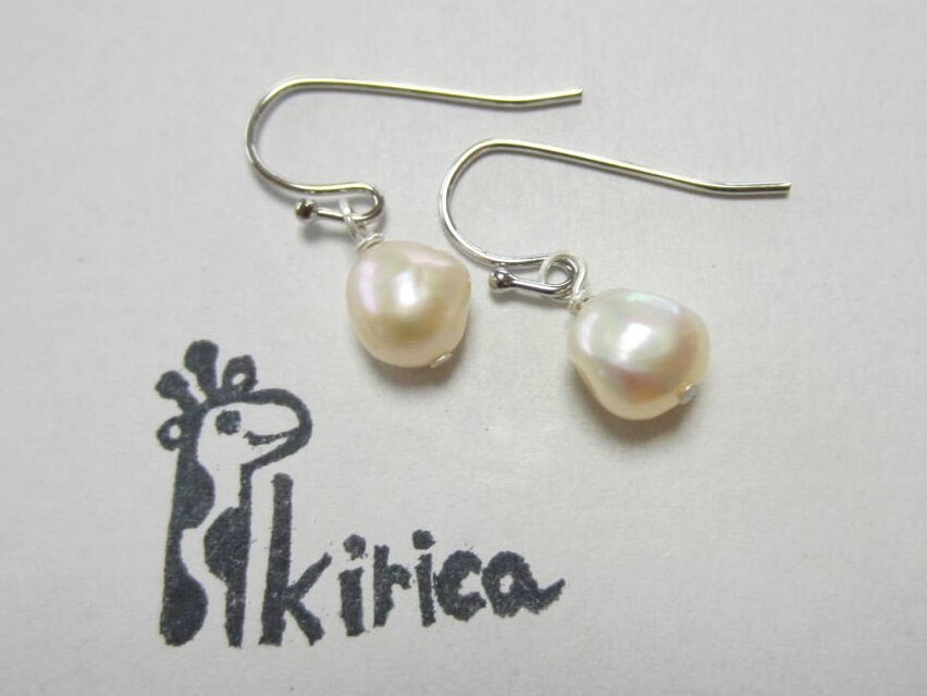 ポテトパールのピアス