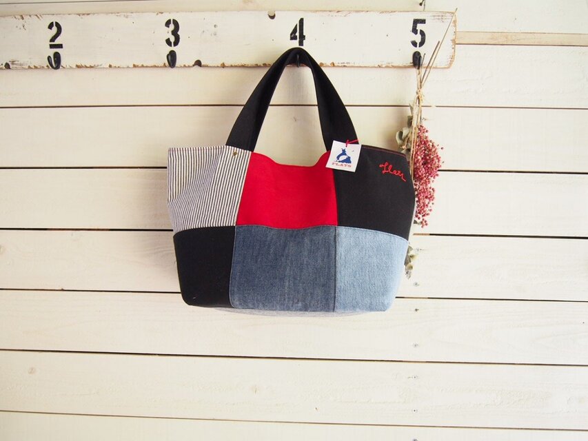 ツギハギR×B　トートバッグ