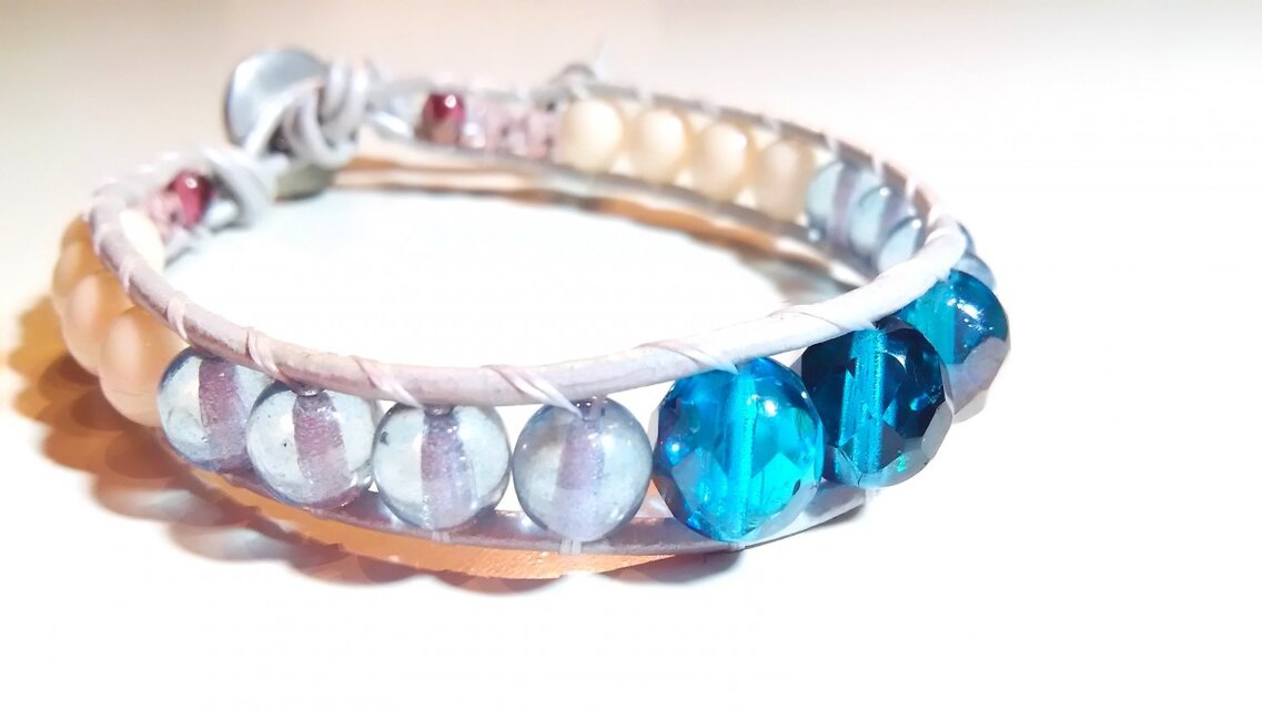 地中海ブルーのブレスレット　Ⅰ