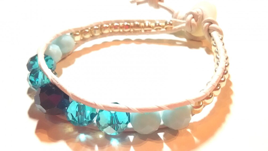 地中海ブルーのブレスレット　Ⅱ