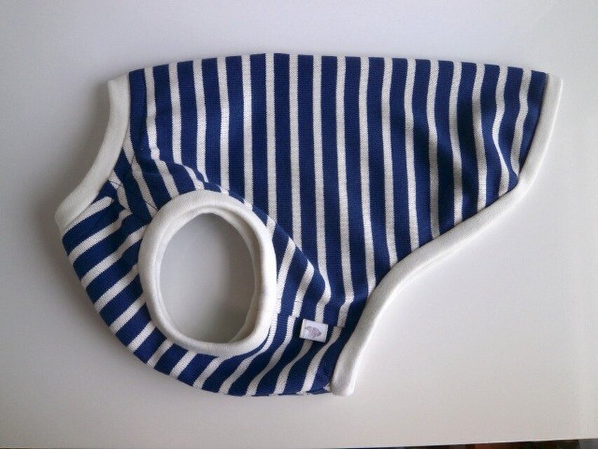 犬服　小型犬用タンクトップ５号（ボーダー）