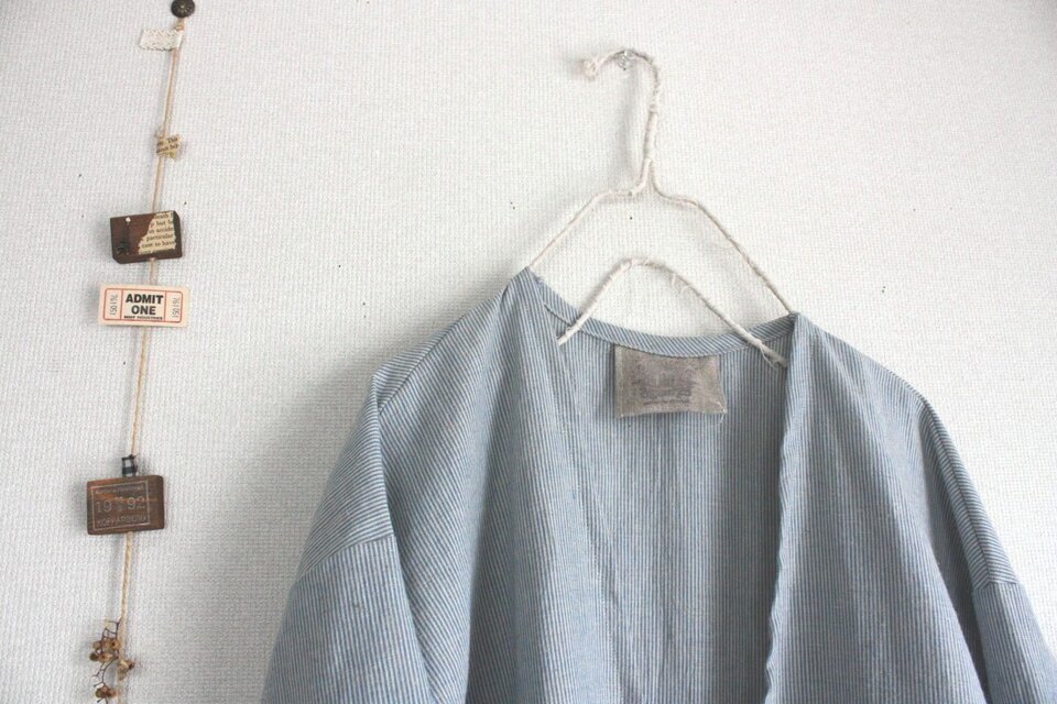 大人の羽織りシャツワンピース