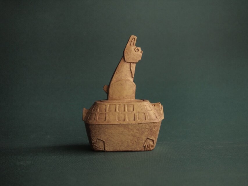 ウサギとカメ　菓子BOX