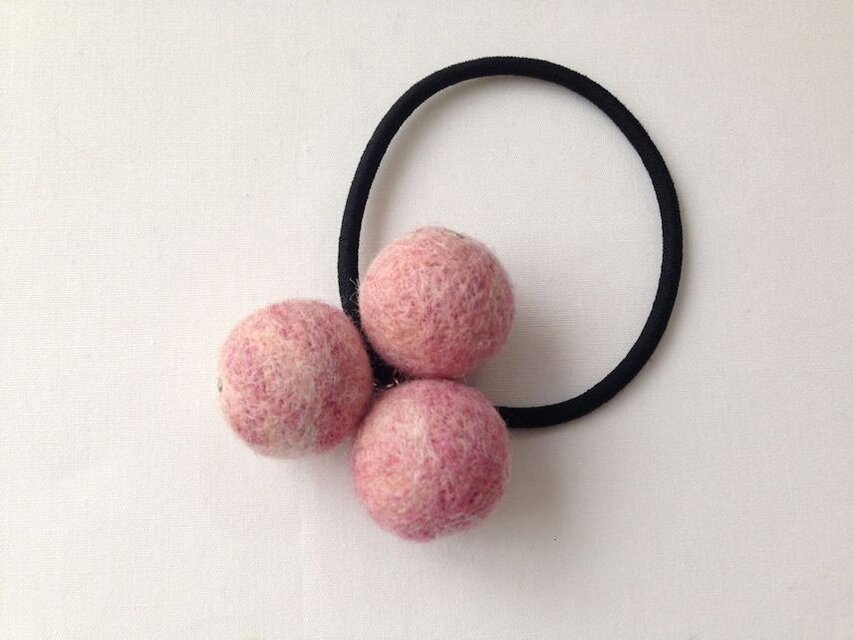 《セール》フェルトボールのゴム