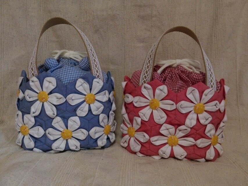 マーガレット畑のミニトートバッグ