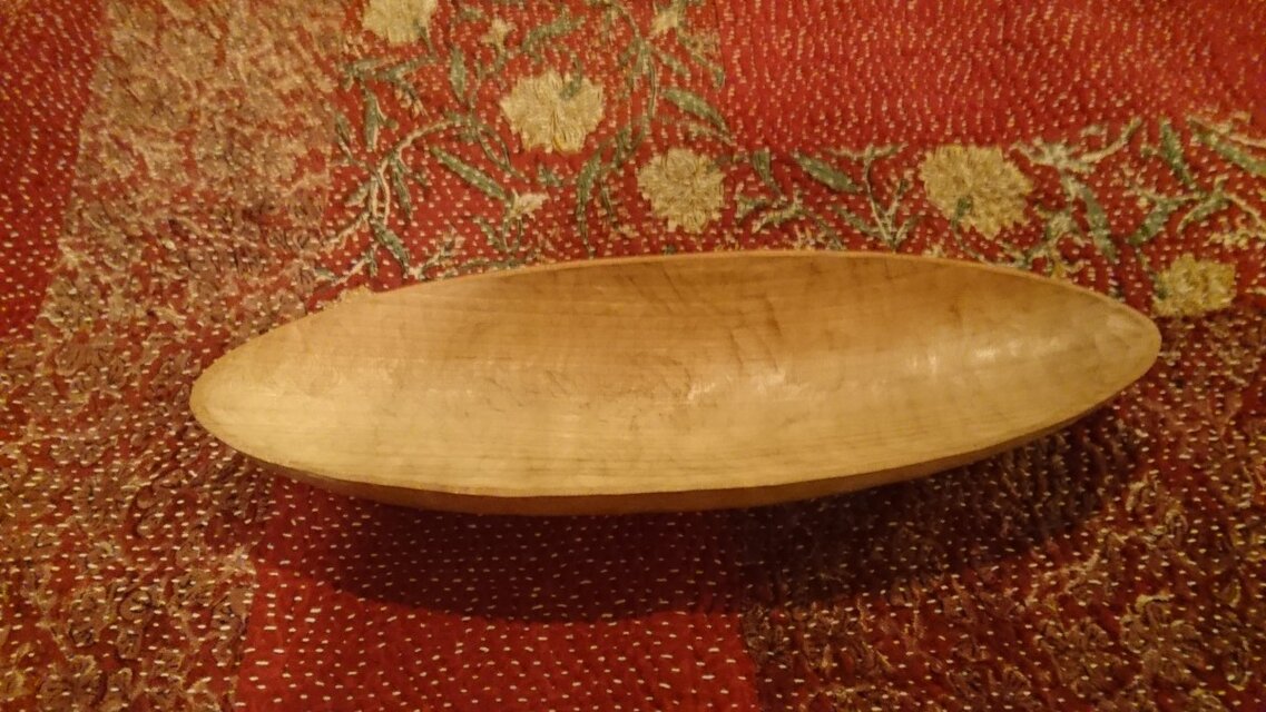 オーバルボウル(オイル仕上げ)