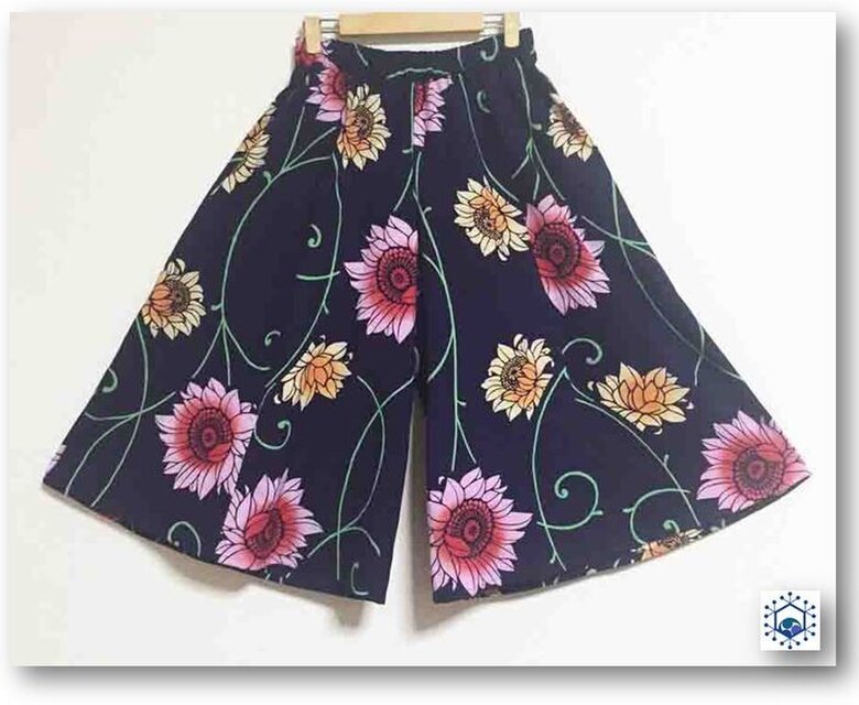 訳あり品・浴衣リメイクスカーチョ13（ロング・M)