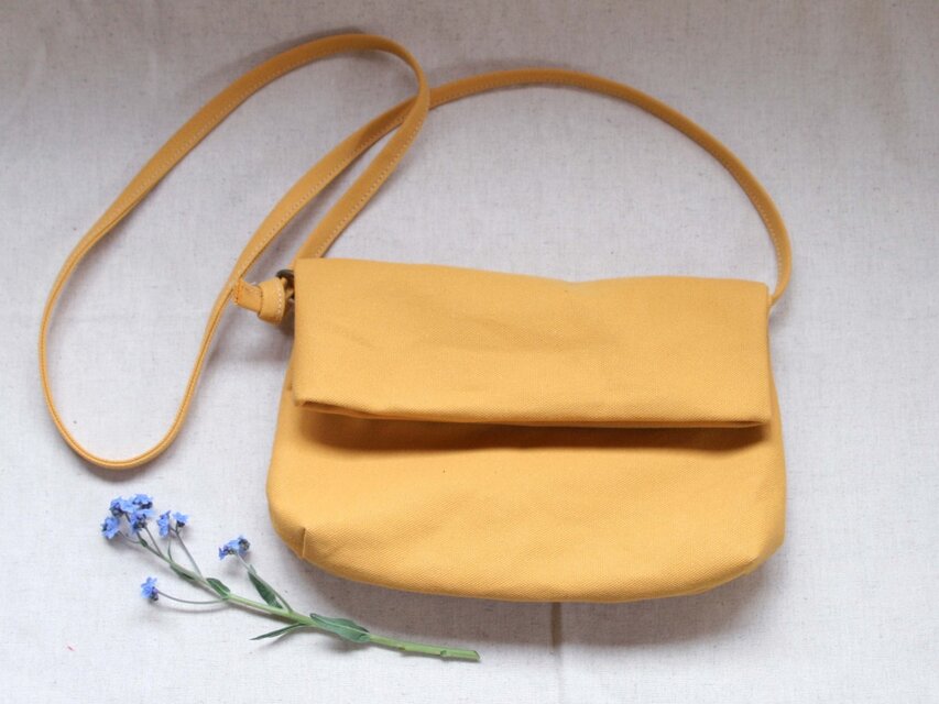 帆布 2WAYバッグ　マスタード　※受注生産