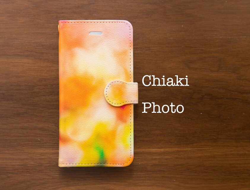 【全機種対応カメラ穴付き】Orange garden*iphone/Androidスマホケース【手帳型】