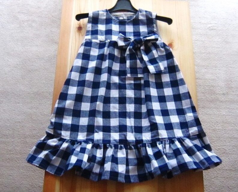 チェックのワンピース３８