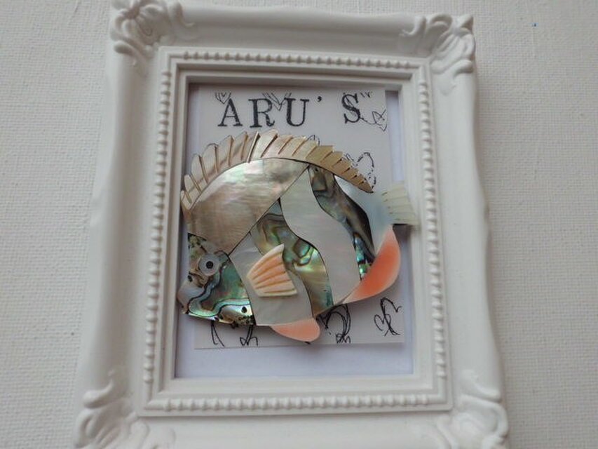 カワハギのブローチ