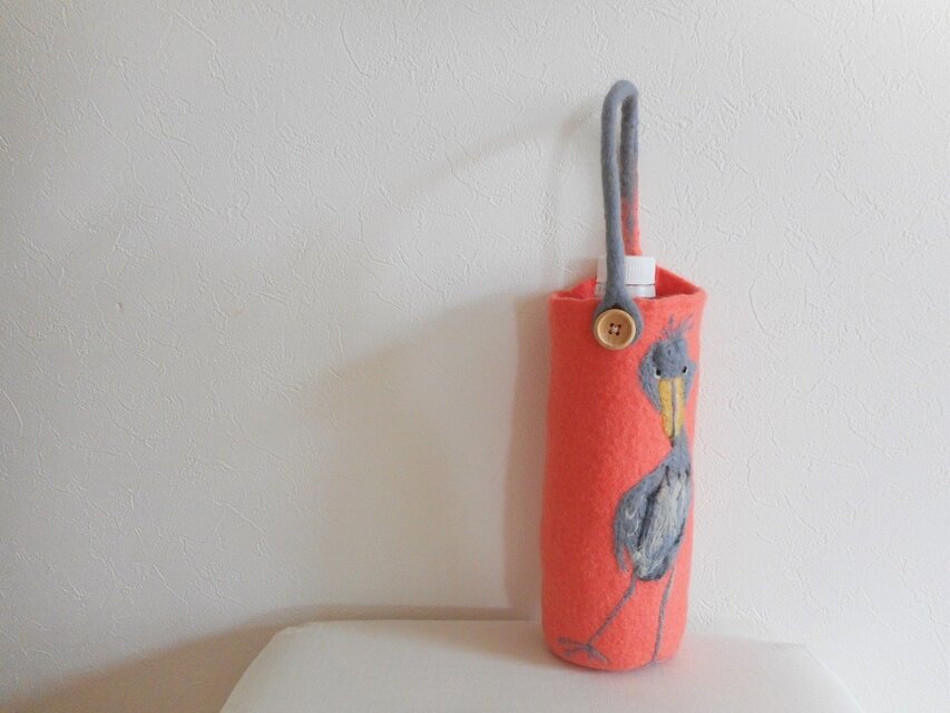 ハシビロコウ　ペットボトルケース