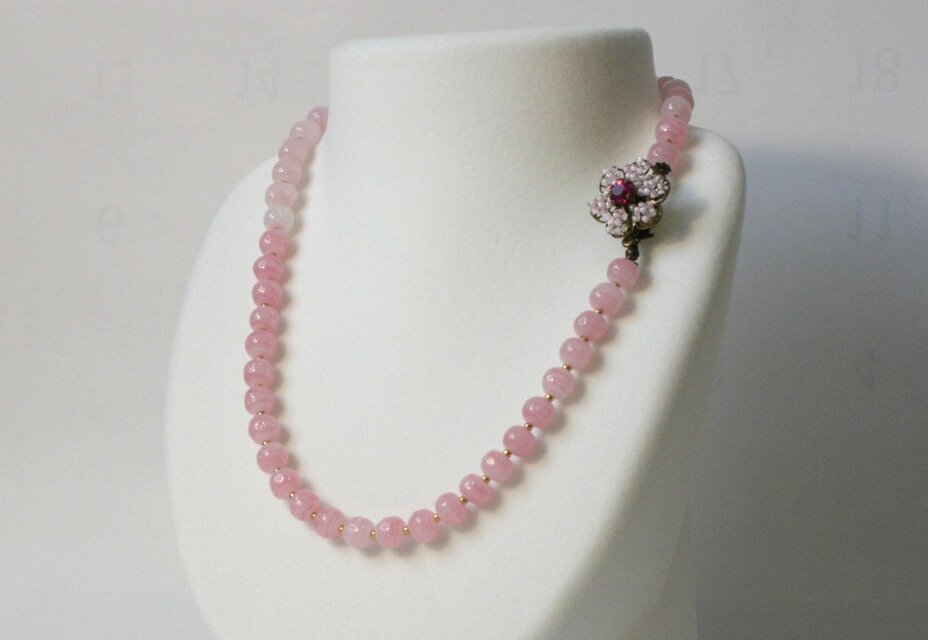 【1点モノ】ヴィンテージミリアムハスケルバロックビーズネックレス　