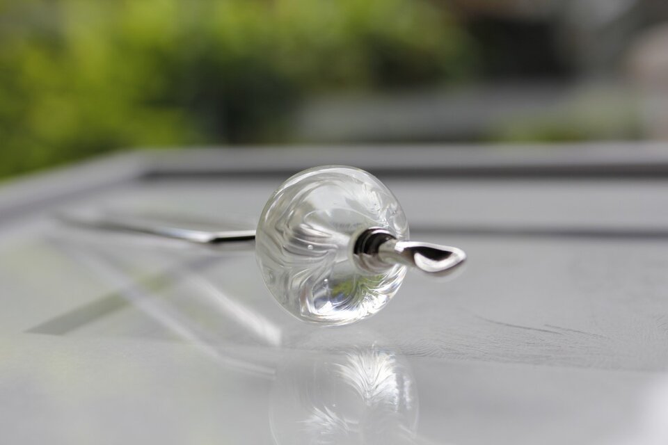 蜻蛉玉のかんざし（無垢・風雅）