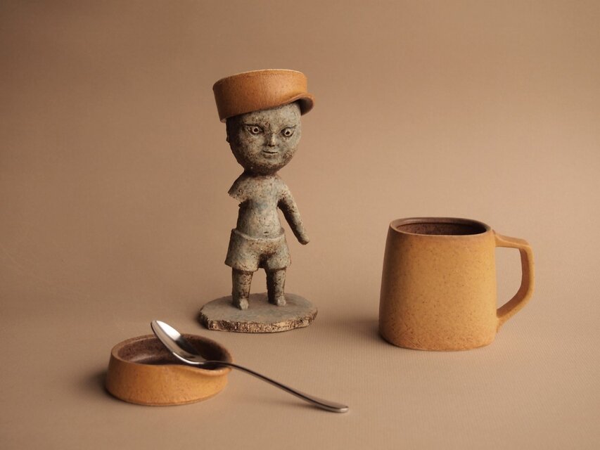 CUP ＆ CAP   Middle size    カップ＆キャップ   ミドルサイズ （マスタード）