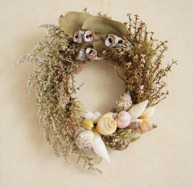 shell　wreath 　