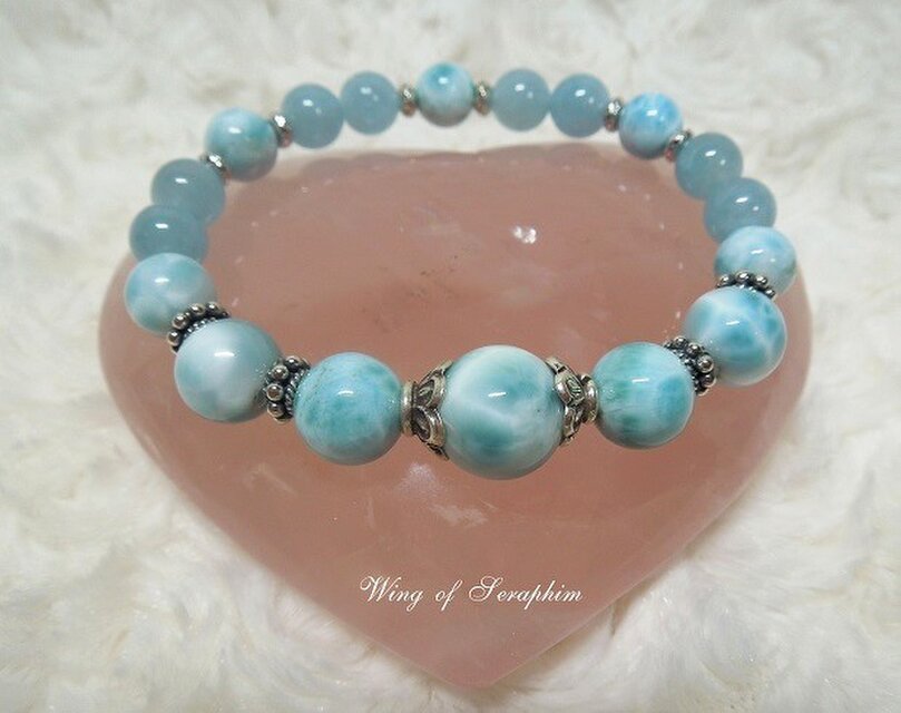 専用様アクアマリンブレスレットなど Kaya様専用◇春色✧大粒アクア