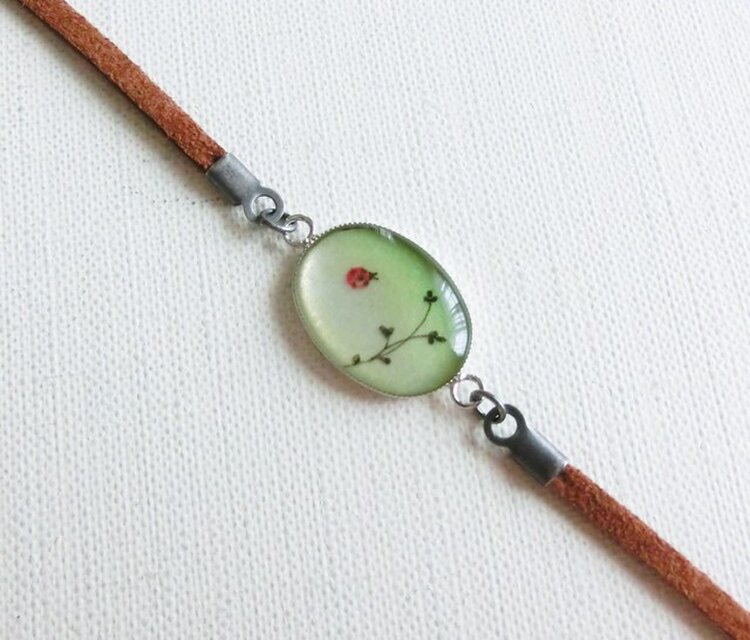 ブレスレット028/てんとうむし