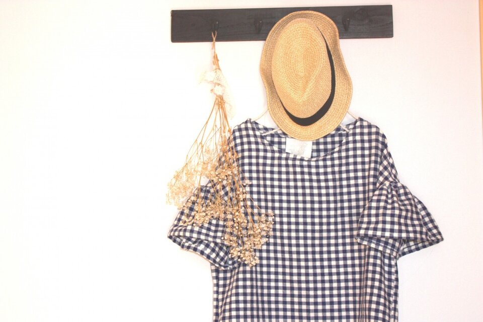 フレアースリーブブラウス