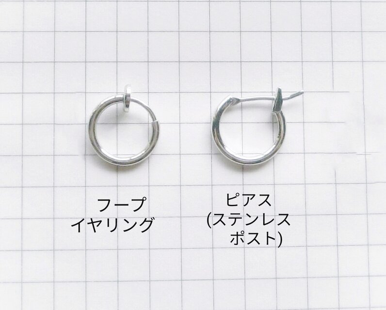 スリーポイント・イヤリング〖クリアクオーツ〗ピアス