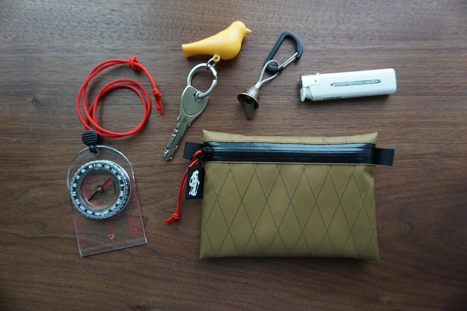 flat pouch M x-pac Coyote Brown